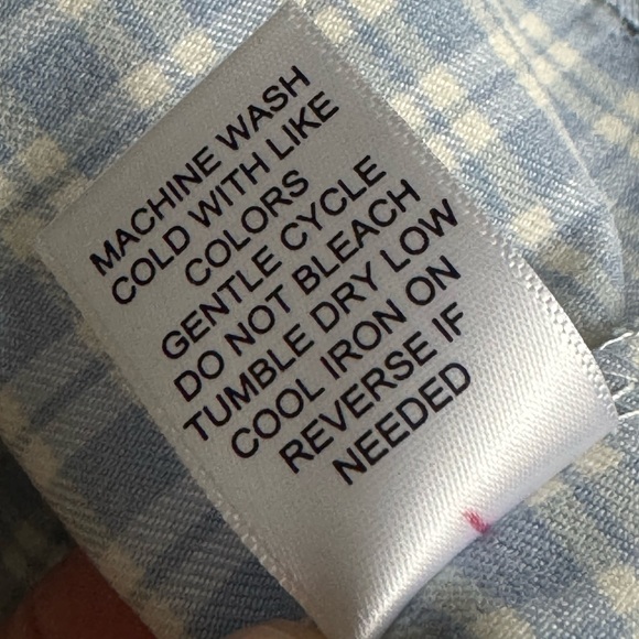 ALTAR’D STATE Ivory Blue Kit Plaid Mini Skirt w/ 5” Side Slit NWT - Picture 11 of 11